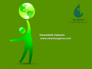 Unscented cleaners - www.cleankangaroo.com