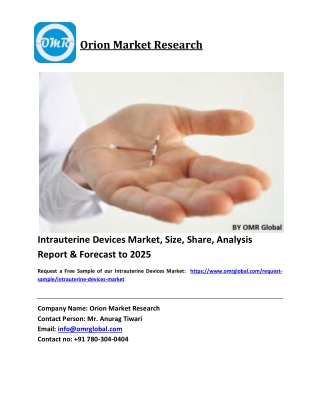 Intrauterine Devices Market Size, Industry Trends, Share and Forecast 2019-2025