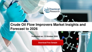 Crude Oil Flow Improvers Market Insights and Forecast to 2026