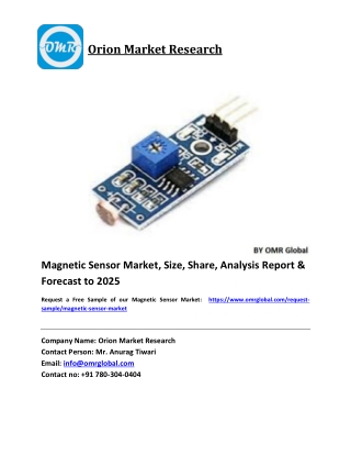 Magnetic Sensor Market Size, Industry Trends, Share and Forecast 2019-2025