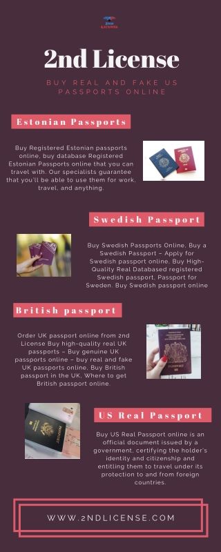 Buy Real Portuguese Passport Online from 2nd License