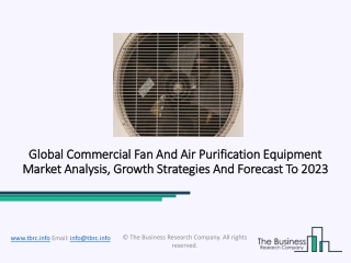 Commercial Fan And Air Purification Equipment Market Prospects, Research And Future Analysis