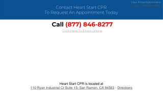 Heart Start CPR Offers Quality Training Services