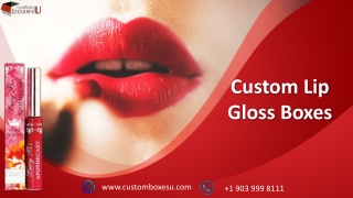 Customized Lip Gloss Boxes in Texas, USA