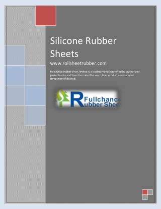 Silicone Rubber Sheets