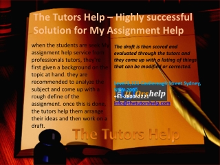 Assignment Help in Sydney