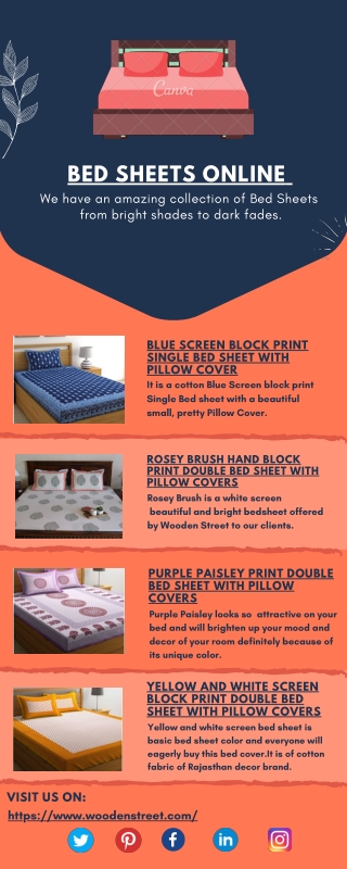 Bedsheets online in lowest price only in India