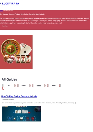 Indian Gambling Guides