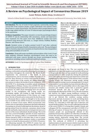 A Comprehensive Review on Impact of Pandemic Covid 19 on Socio Economic Status in India