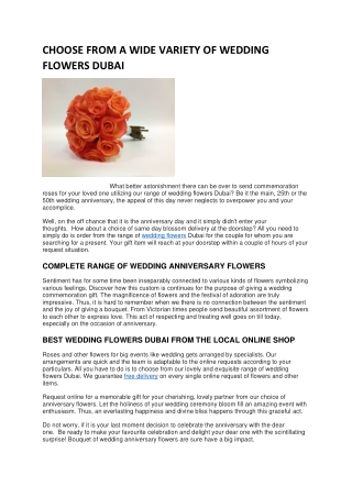 Wedding Flowers For You