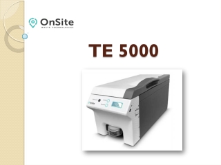 TE 5000- Onsite Waste Technologies