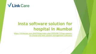 Insta software solution for hospital in Mumbai