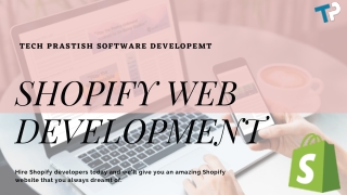 Best Shopify Development Company For eCommerce Development