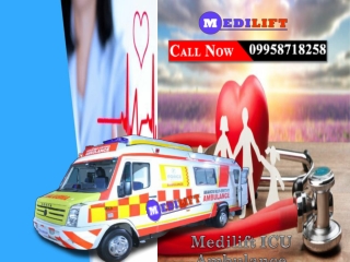 Quick and Reasonable Cost Ambulance Service in Gaya and Buxar by Medilift