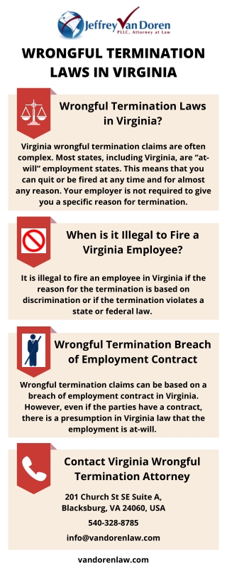 Wrongful Termination Laws In Virginia