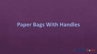 Amazing Mini Paper Bags With Handles For Sale in USA