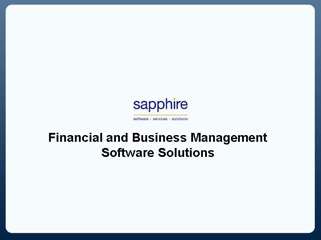 SAP Business One - Sapphire Systems UK