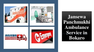 Select Ground Ambulance Service in Tata Nagar with Hi-tech Aid