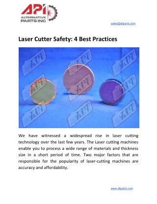 Laser Cutter Safety: 4 Best Practices