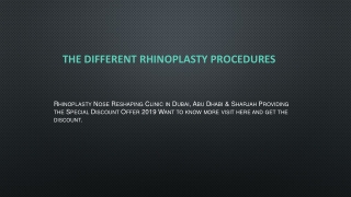 The Four Proven Techniques Used for Rhinoplasty