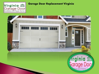 Garage Door Replacement Virginia