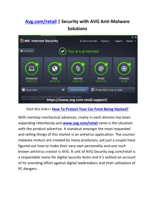 Avg.com/retail | Security with AVG Anti-Malware Solutions