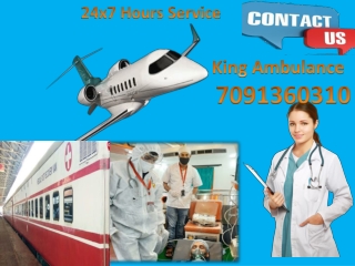 Best and Very Low Cost Ambulance Service in Patna, Bihar-King