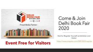 Delhi Book Fair 2020 Organizing by Federation of Indian Publishers