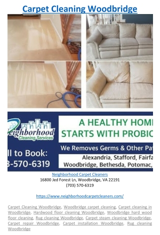 Carpet Cleaning Woodbridge