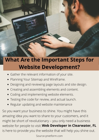 What Are the Important Steps for Website Development?