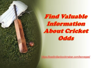 Upcoming Matches, Cricket Odds Bet