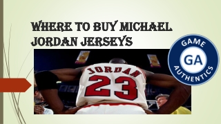 Where to buy Michael Jordan Jerseys