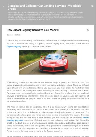 How Dupont Registry Can Save Your Money?