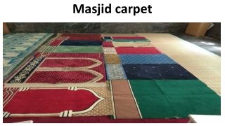 Masjid carpet