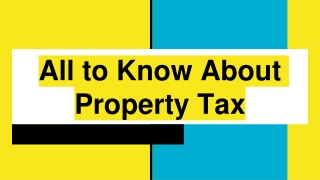 Hassle Free Mode of Property Tax Payment Online