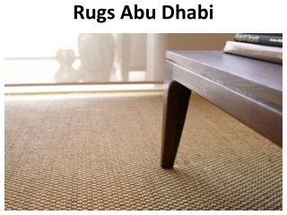 Rugs Abu Dhabi