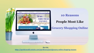 People Most Like Grocery Shopping Online Why ?