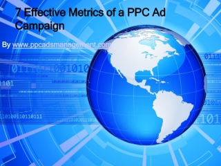 7 Effective Metrics of a PPC Ad Campaign