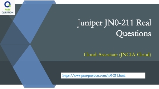 Cloud, Associate (JNCIA-Cloud) JN0-211 Exam Questions