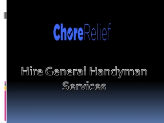 Hire The Best Handyman Service in Chicago