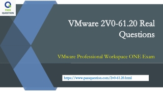 VCP-DW 2020 2V0-61.20 Practice Test Questions