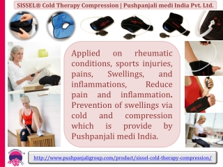 SISSEL® Cold Therapy Compression | Pushpanjali medi India