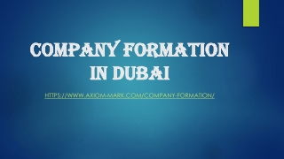 Company Formation in Dubai