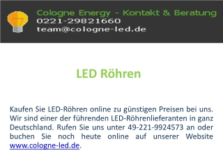 LED Röhren