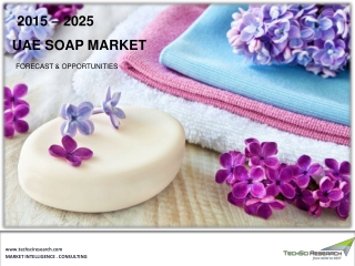 UAE Soap Market Size, Share, Growth & Forecast 2025