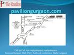 Corporate Party Halls in Gurgaon