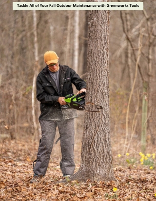 Tackle All of Your Fall Outdoor Maintenance with Greenworks Tools