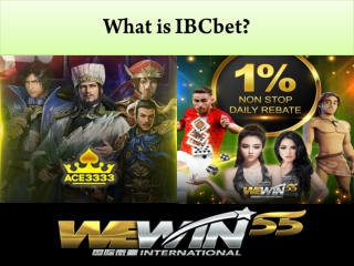 What is IBCbet?