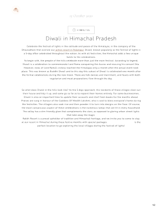 Diwali in Himachal Pradesh