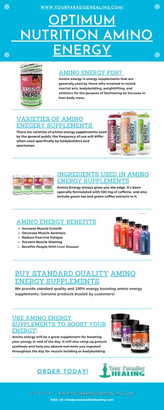 Optimum Nutrition Amino Energy